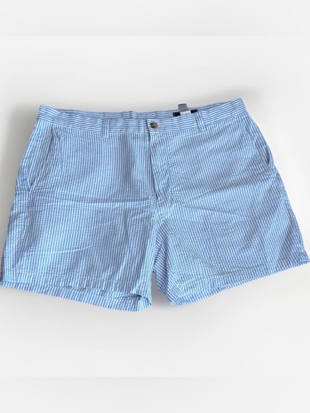 Vineyard Vines Blue White Seersucker Breaker Shorts Men’s 38 Classic Summer